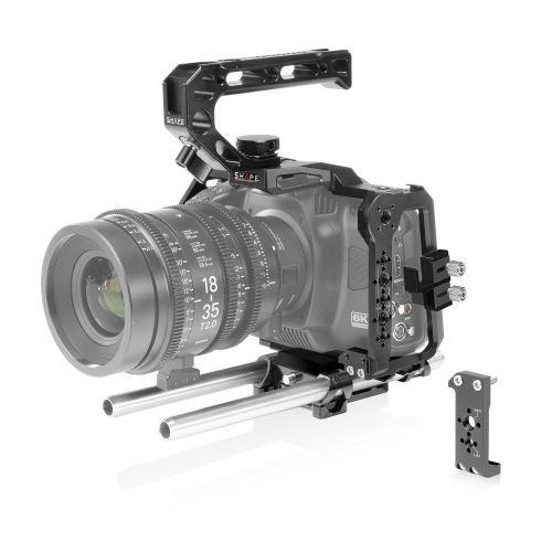 Cage et Système pour rods 15mm LW SHAPE pour Blackmagic Cinema Camera 6K/6K Pro/6K G2